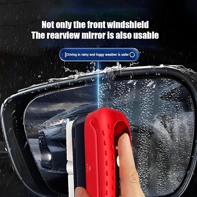 Car Windshield Glass Cleaning Board | Oil Film Remover & Stain Cleaning Brush