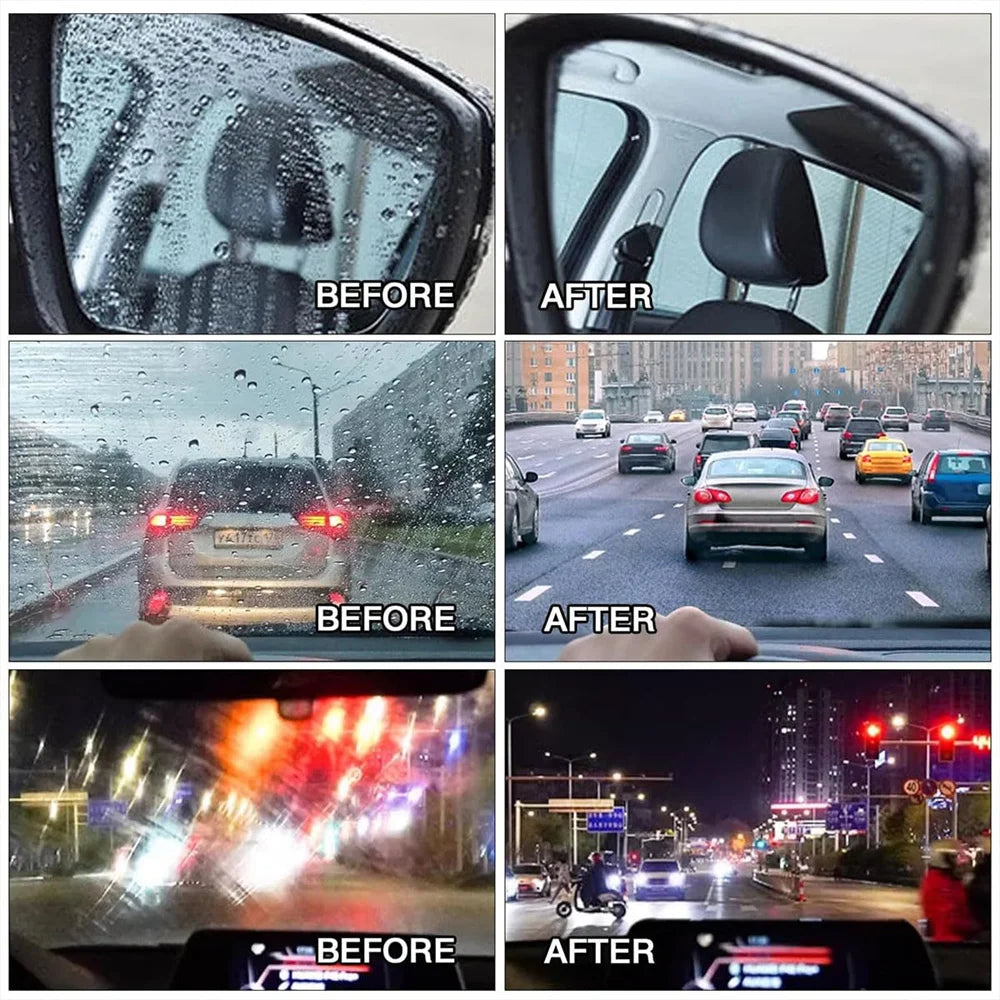 Car Windshield Glass Cleaning Board | Oil Film Remover & Stain Cleaning Brush