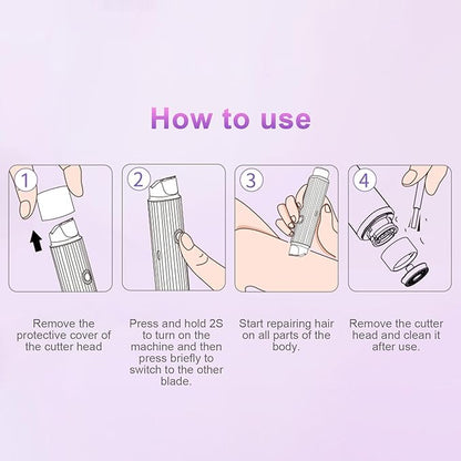 2-in-1 ladies hair removal | Electric Shaver